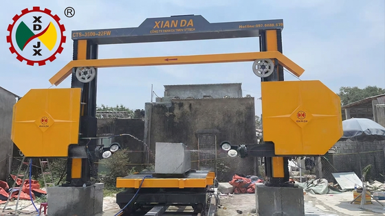 Βρυκότοπος και επεξεργασία φυσικής πέτρας Μηχανή πριονιστήρια διαμαντιδίτη κινητήρα 22 KW Κατάλληλη για επεξεργασία πέτρας μεγάλης κλίμακας