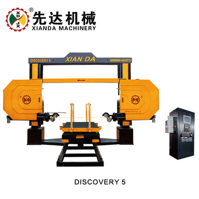 5 άξονες CNC Diamond Wire Saw Machine με 11kw κύριο κινητήρα για επεξεργασία 3D σχημάτων σε μάρμαρο και γρανίτη