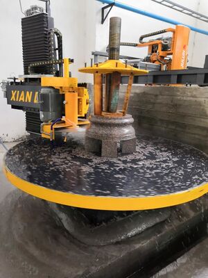 PLC Control Column Cap And Base Profiling Machine For Marble Granite