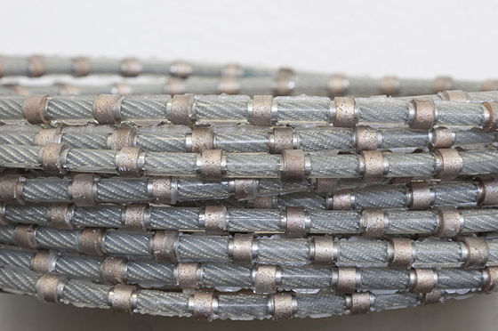 Γρανίτης που σχεδιάζει περίγραμμα την κοπή Stone 8.8mm σχοινιών πριονιών καλωδίων διαμαντιών εργαλείων