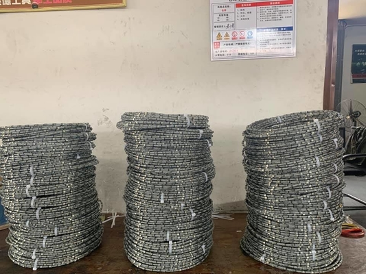 Τέμνουσα πέτρινη 8.8mm διαμαντιών πλαστική ενίσχυση σχοινιών καλωδίων τέμνουσα