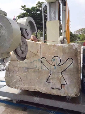 Διαμαντιών καλωδίων τέμνουσα μηχανή 11kw σκιαγράφησης πριονιών πέτρινη