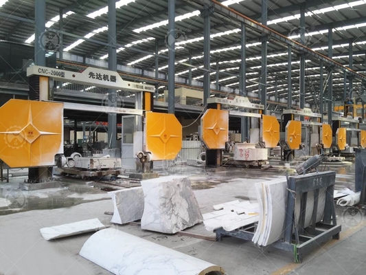 CNC πέτρινη τέμνουσα μηχανή καλωδίων για την ειδική μορφή