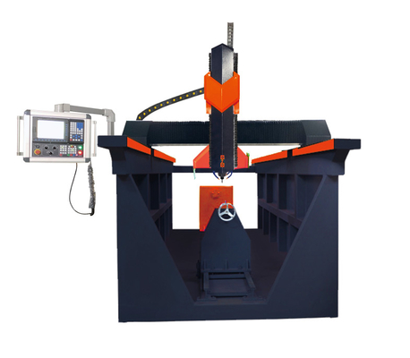 4axis στήλη CNC Stone που χαράζει τη μηχανή 7.5kw Jadestone